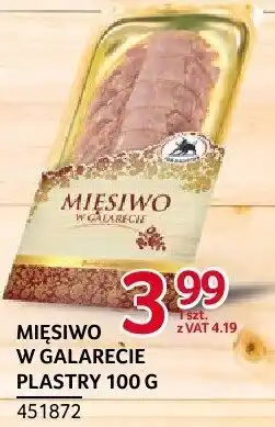 Selgros Mięsiwo w galarecie plastry ZMB Białystok oferta