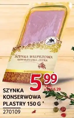 Selgros Szynka konserwowa plastry ZMB Białystok oferta