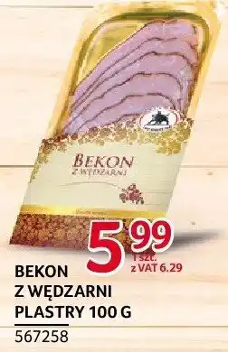 Selgros Bekon z wędzarni plastry ZMB Białystok oferta
