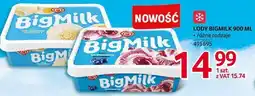 Selgros Lody Big Milk 900 ml różne rodzaje oferta