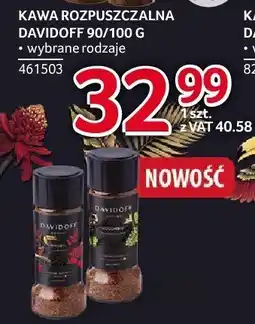 Selgros Kawa rozpuszczalna Davidoff 90/100 g wybrane rodzaje oferta