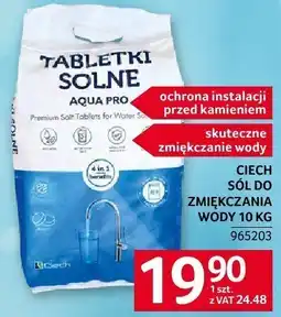 Selgros Tabletki solne Aqua Pro do zmiękczania wody Ciech oferta