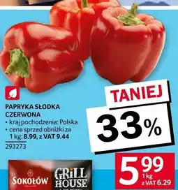 Selgros Papryka słodka czerwona Selgros oferta