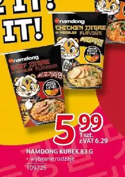 Selgros Makaron Namdong Kubek 83 g oferta
