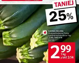 Selgros Cukinia zielona Selgros oferta