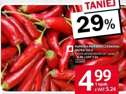 Selgros Papryka peperoni czerwona ostra Selgros oferta