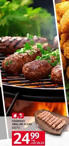 Selgros Mięso cevapcici grill Selgros oferta