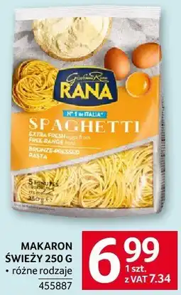 Selgros Makaron świeży Rana oferta