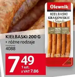 Selgros Kiełbaski Olewnik oferta