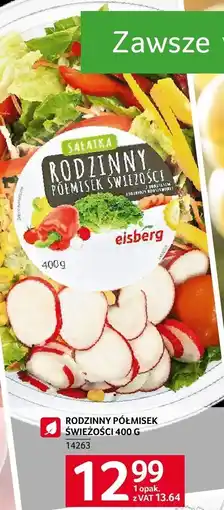 Selgros Sałatka Rodzinny Półmisek Świeżości Eisberg oferta