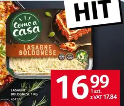 Selgros Lasagne bolognese Come a casa oferta