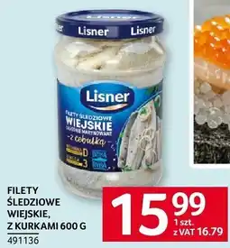 Selgros Filety śledziowe wiejskie z kurkami Lisner oferta
