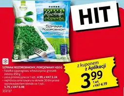 Selgros Szpinak rozdrobniony, porcjowany Selgros oferta