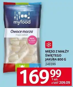 Selgros Mięso z małży świętego Jakuba My food oferta