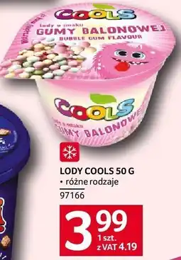 Selgros Lody Cools różne rodzaje oferta