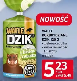 Selgros Wafle kukurydziane DZIK zielona cebulka oferta