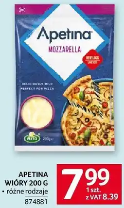 Selgros Ser mozzarella wióry 200g Apetina oferta