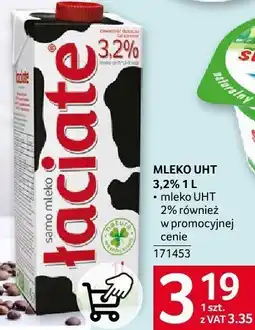 Selgros Mleko UHT 3.2% 1l Łaciate oferta