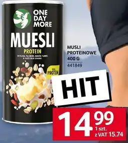 Selgros Musli proteinowe 400g One Day More oferta