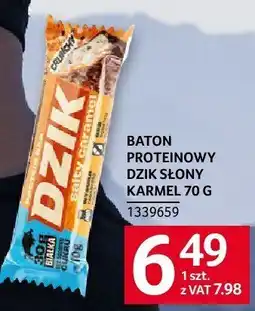 Selgros Baton proteinowy Dzik słony karmel 70g oferta