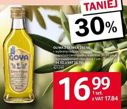 Selgros Oliwa z oliwek Extra Virgin 250ml Goya oferta