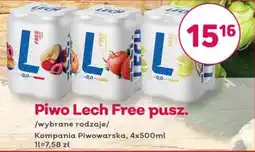 Bliski Piwo Lech Free pusz. Kompania Piwowarska oferta