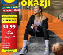 Lidl Legginsy damskie sportowe Crivit oferta