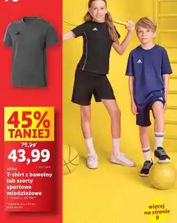 Lidl Szorty dziecięce Adidas oferta