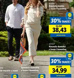 Lidl Koszula damska z lnem s-l Esmara oferta