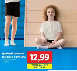 Lidl Spodenki dresowe dziecięce oferta