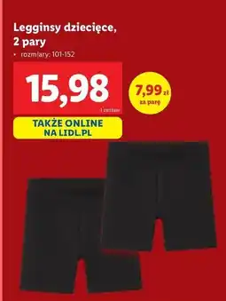 Lidl Legginsy dziecięce 101-152 oferta