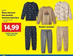 Lidl Spodnie dresowe chłopięce 98-128 Lupilu oferta