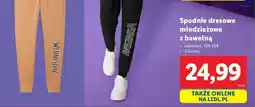 Lidl Spodnie dresowe młodzieżowe 134-164 oferta