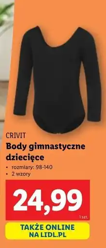 Lidl Body gimnastyczne dziecięce 98-140 Crivit oferta