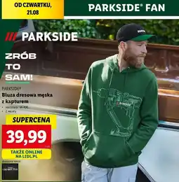 Lidl Bluza dresowa męska m-xxl Parkside oferta