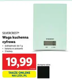 Lidl Waga kuchenna cyfrowa Silvercrest oferta
