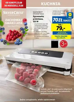 Lidl Zgrzewarka do pakowania próżniowego 125 w Silvercrest oferta