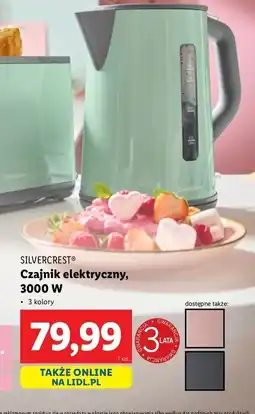 Lidl Czajnik elektryczny 3000 w Silvercrest oferta