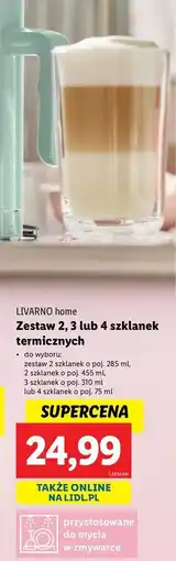 Lidl Szklanki termiczne 75 ml Livarno Home oferta