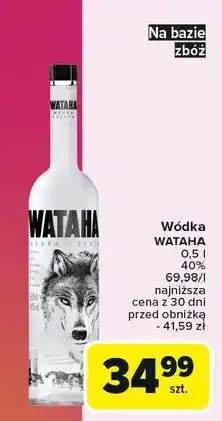 Carrefour Wódka Wataha Czysta oferta
