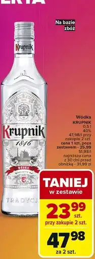 Carrefour Wódka Krupnik 1846 oferta