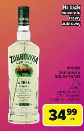 Carrefour Wódka Żubrówka Bison Grass oferta