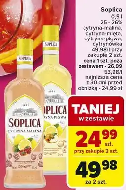 Carrefour Wódka Soplica Cytrynówka oferta