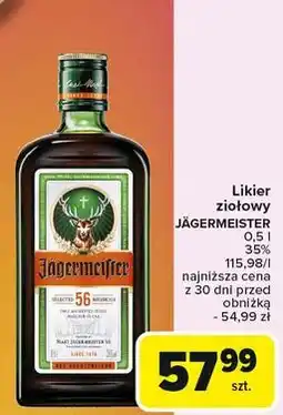 Carrefour Likier Jagermeister oferta