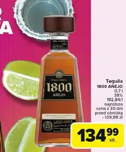 Carrefour Teqiula Jose Cuervo Anejo 1800 oferta