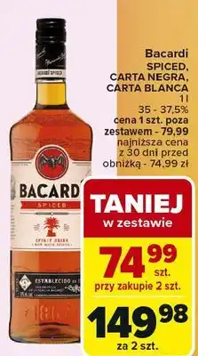 Carrefour Rum Bacardi Carta Blanca oferta