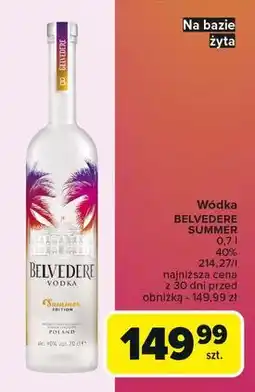 Carrefour Wódka summer edition Belvedere oferta