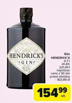 Carrefour Gin Hendrick's oferta