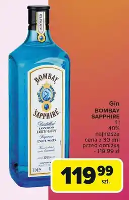 Carrefour Gin Bombay Sapphire oferta