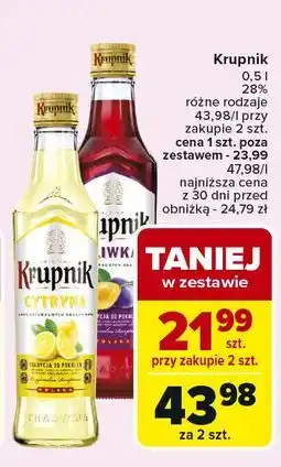 Carrefour Wódka Krupnik Śliwkowy oferta